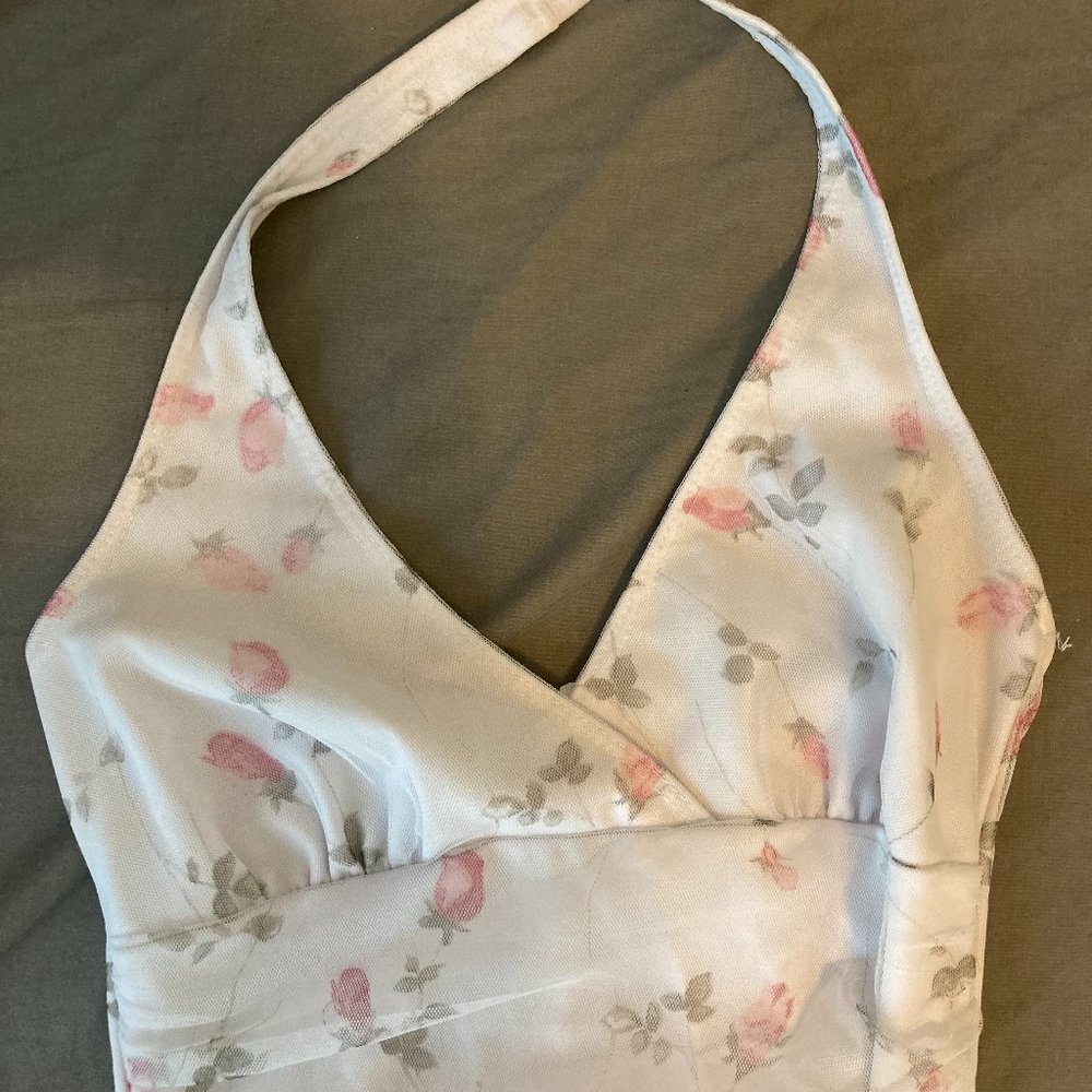 Tabbo White Flower Dress
